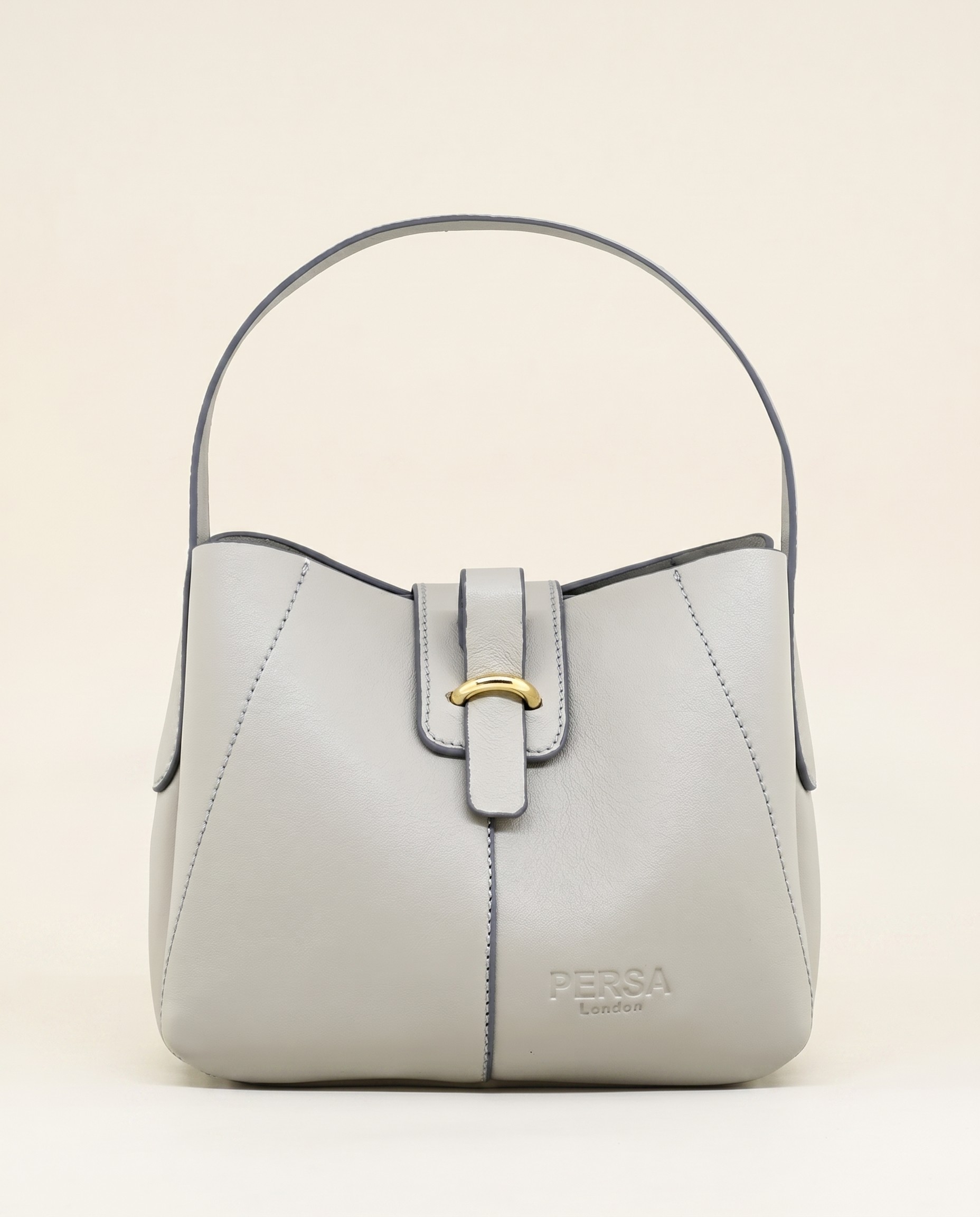 Hand-painted mini structured bag