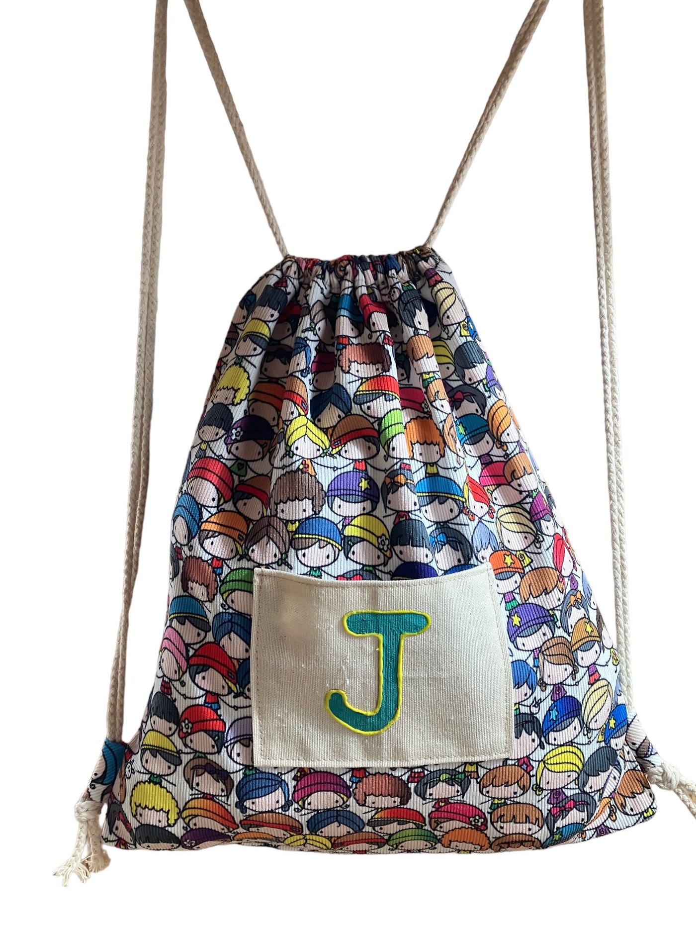 Kids leather packsack